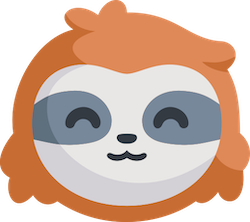 GoToSocial smiling sloth logo
